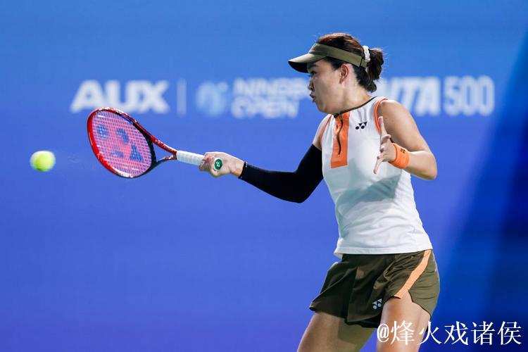 朱琳1-2惜败施耐德 无缘宁波网球公开赛四强